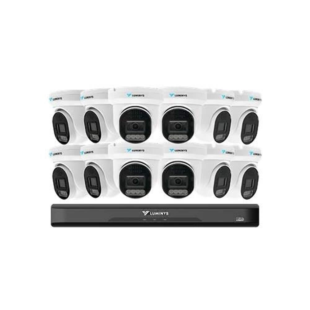 Luminys K5T-16L2A4 Kit 12 Turret 4TB NDAA 16CH 5MP IP NVR