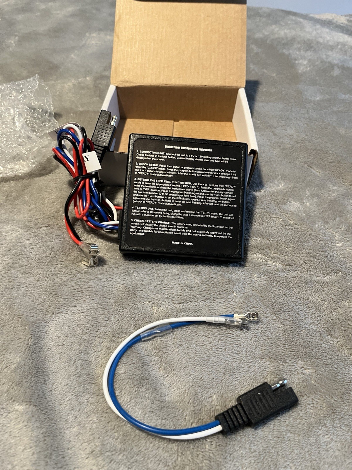 Highwild 6V/12V Universal Game Feeder Digital Timer – G-