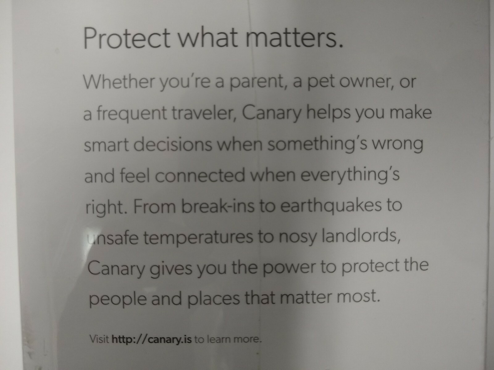 Canary Smart Home Security Video Camera Air Monitor Siren Motion Detector Mobile