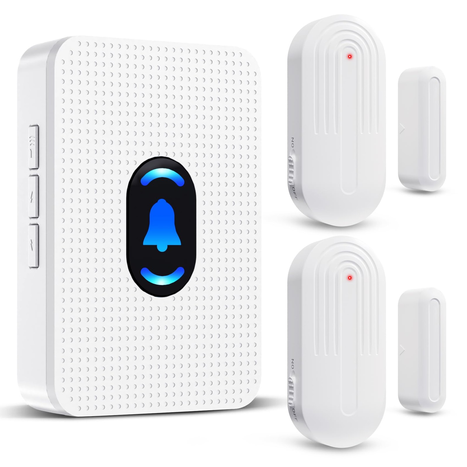 Wireless Door Chime Alarm System – 800ft Range, 20 Melodies, 5 Volume Levels, LE