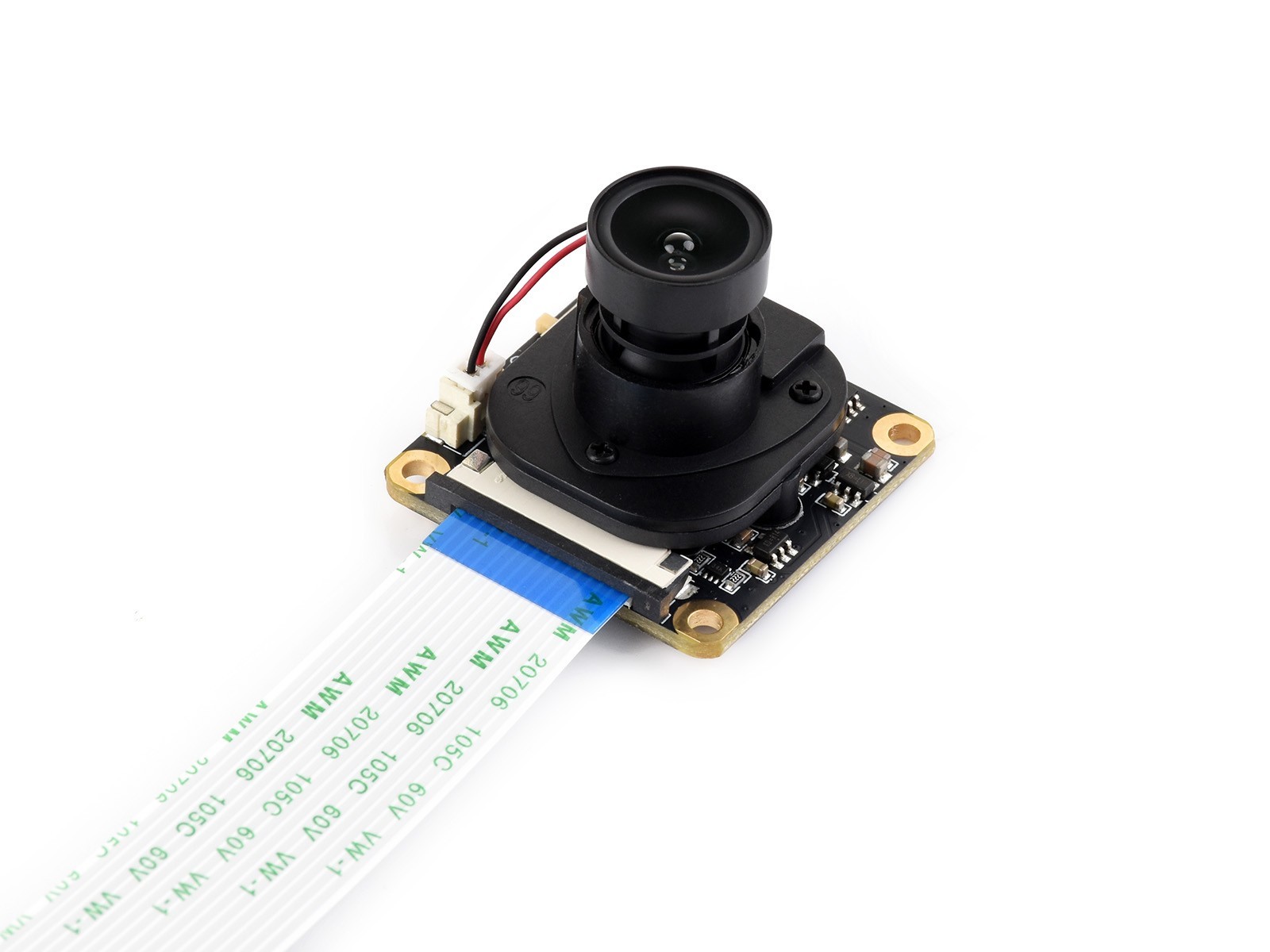 Waveshare IMX291 2MP IR-CUT Camera, Fixed-Focus, 83° Diagonal FOV