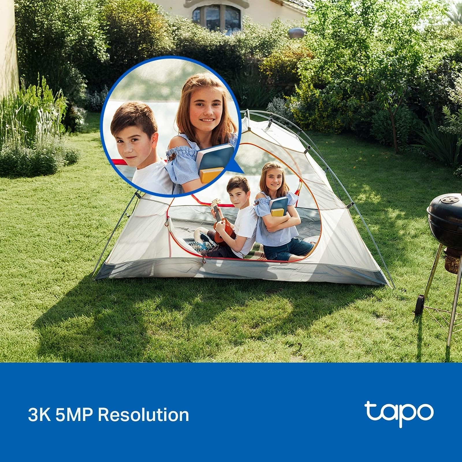 Tapo C236 3K 5MP Security Camera, Pan/Tilt, Night Vision, Alexa Compatible