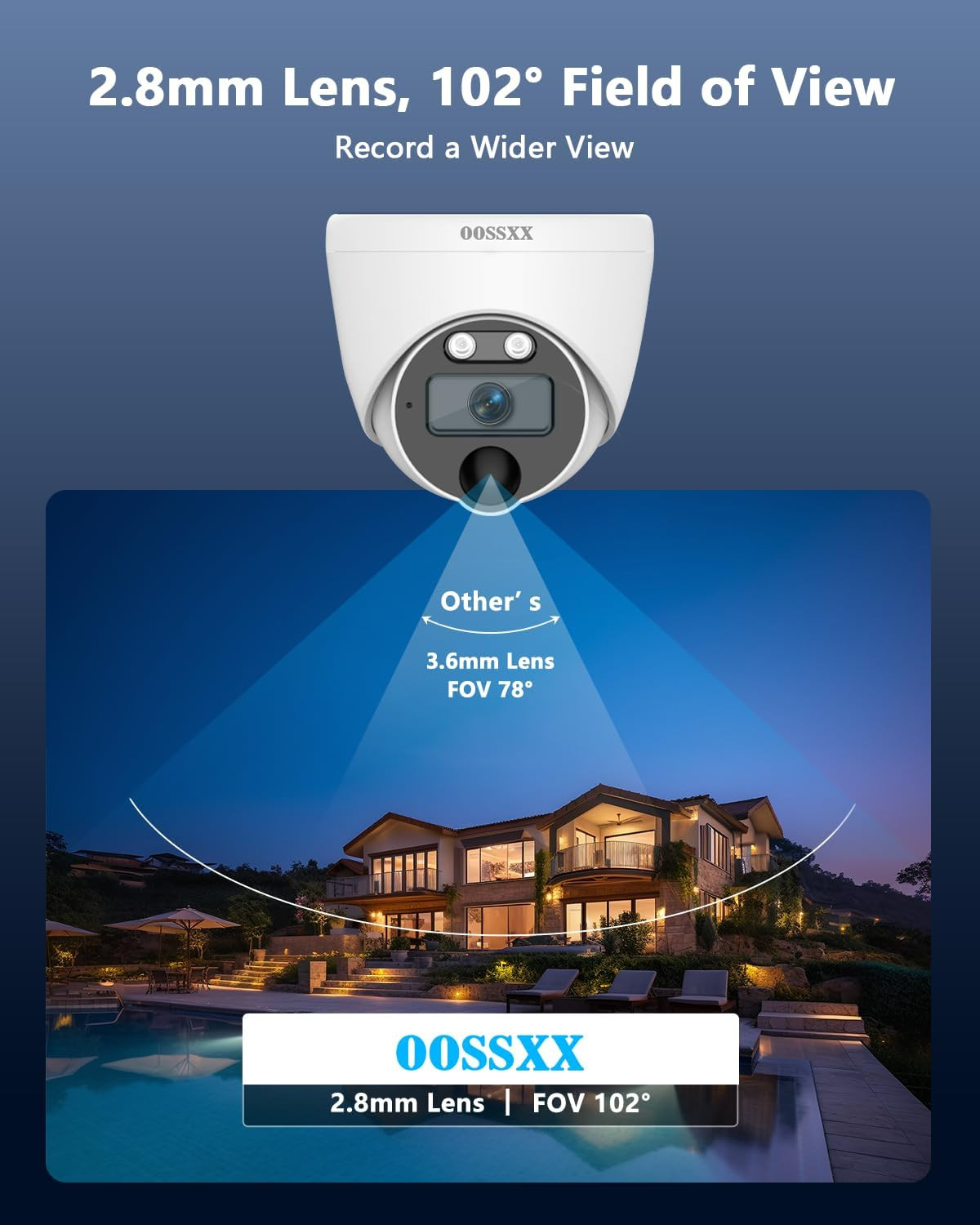 4K Wired CCTV Security Camera System, 8CH HD DVR Kit, 4X Dome IP66 Indoor Outdoo