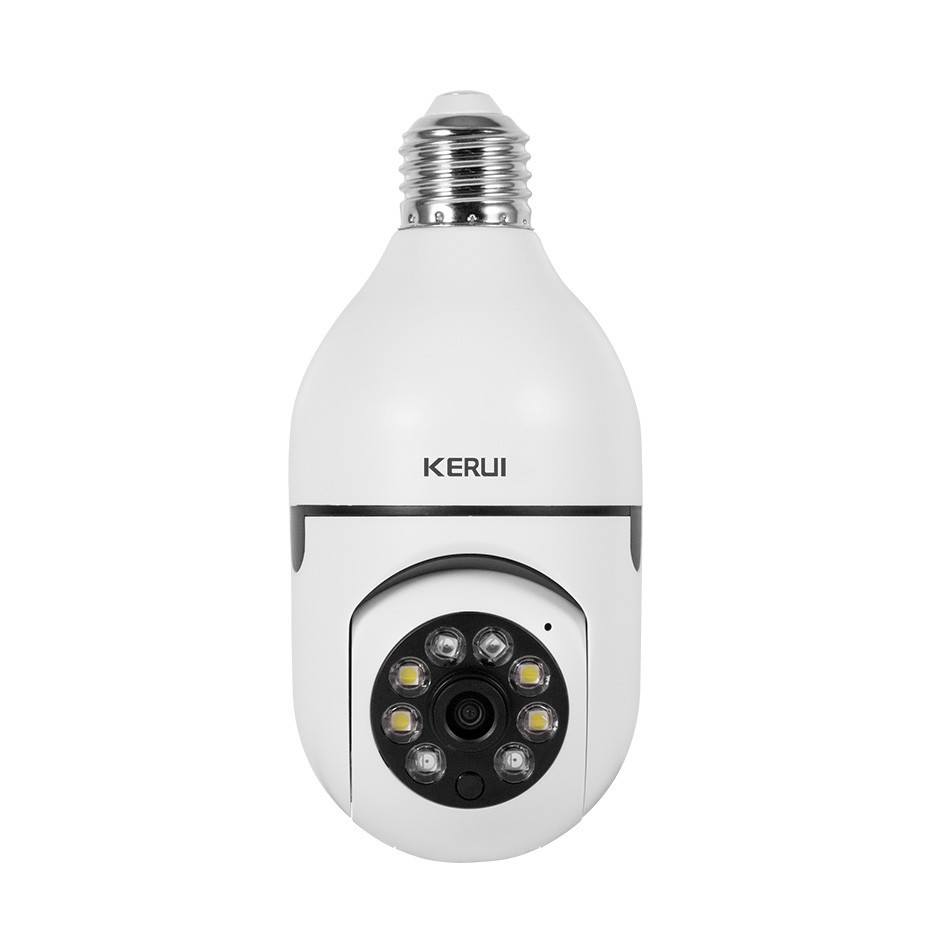 1080P WiFi E27 Light Bulb Camera 3PCS Smart Home Security Surveillance Cameras
