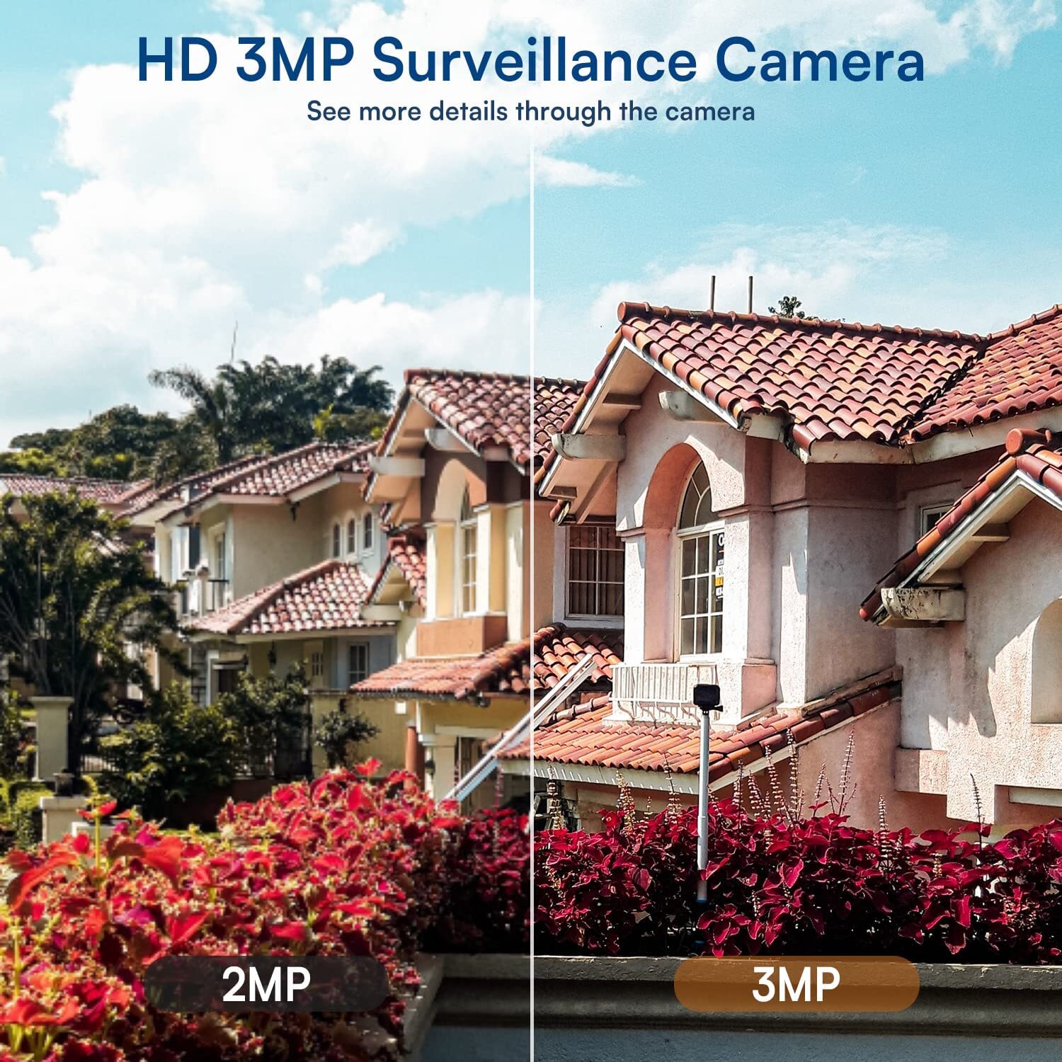 1080P Wireless Camera PTZ Outdoor WiFi Security Camera System CCTV Night Vision