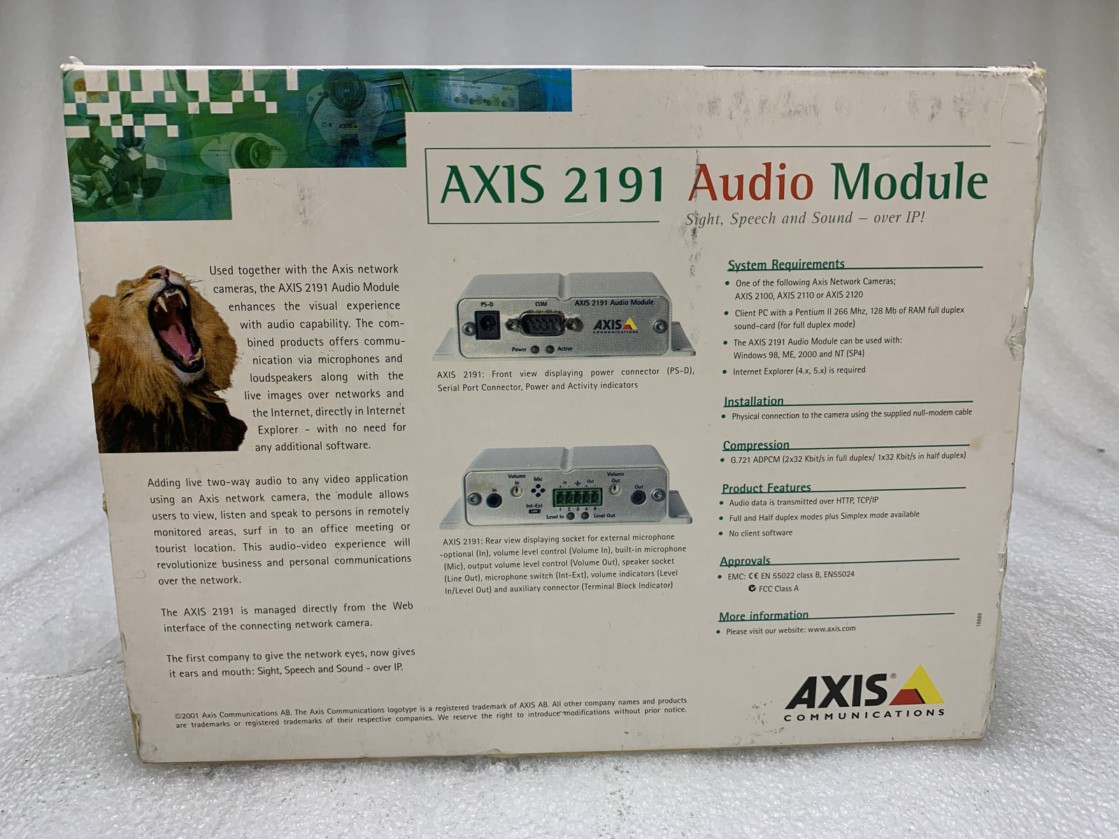 Axis 2191 Audio Module – Sight, Speed & Sound over IP