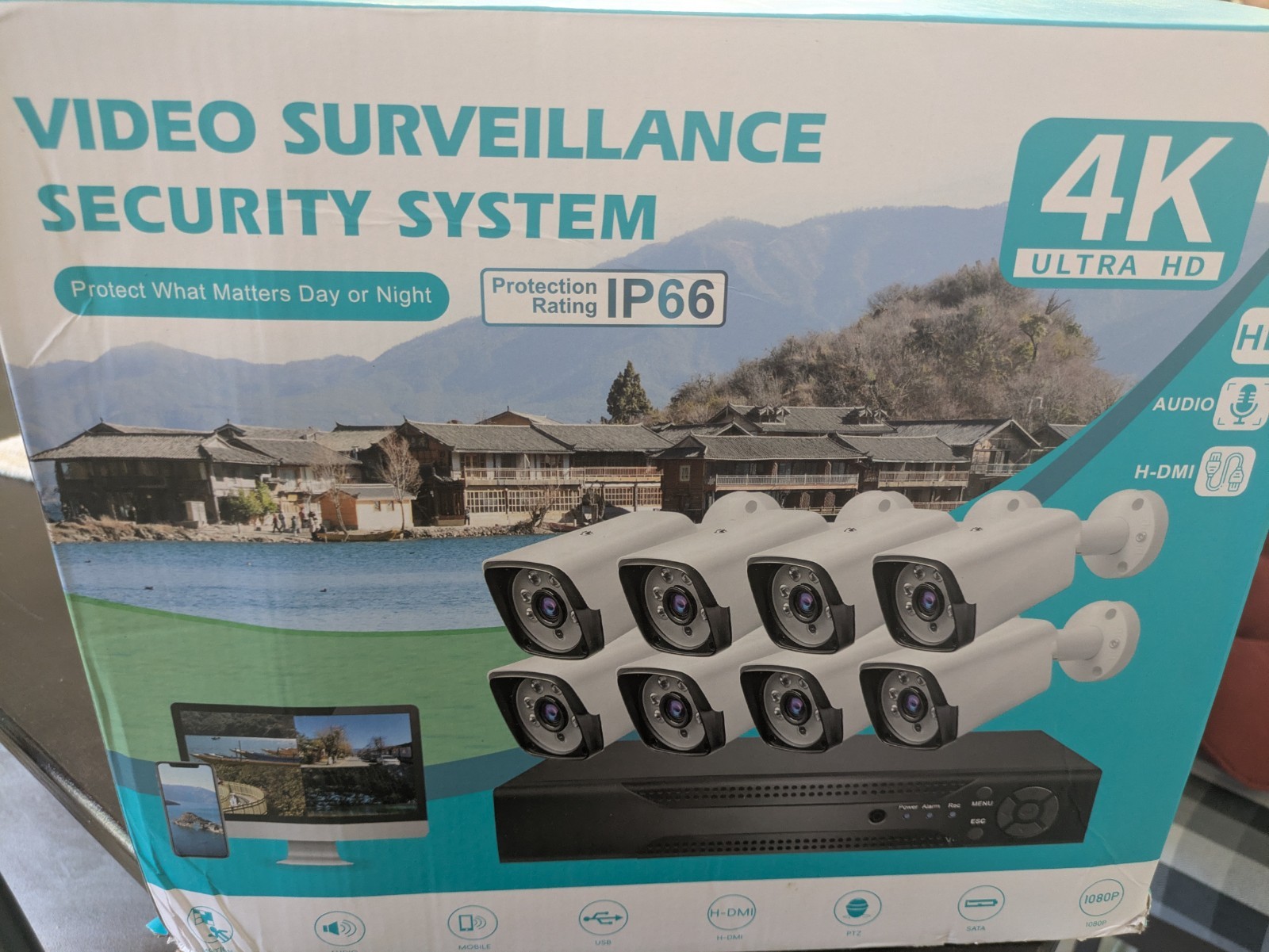 Video Surveillance Security System 4K Ultra HD
