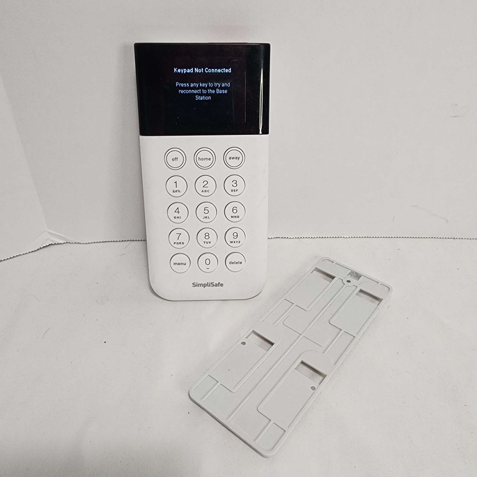 Gen 3 SIMPLISAFE Keypad SSKP3 White Wireless Touch-to-Wake Home Security TESTED