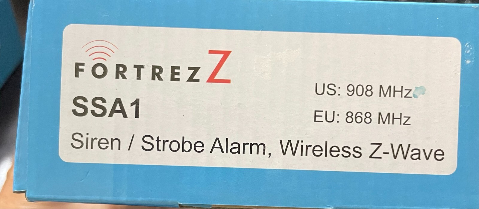 Fortrez SSA1 Siren Strobe Alarm Wireless, Z-wave