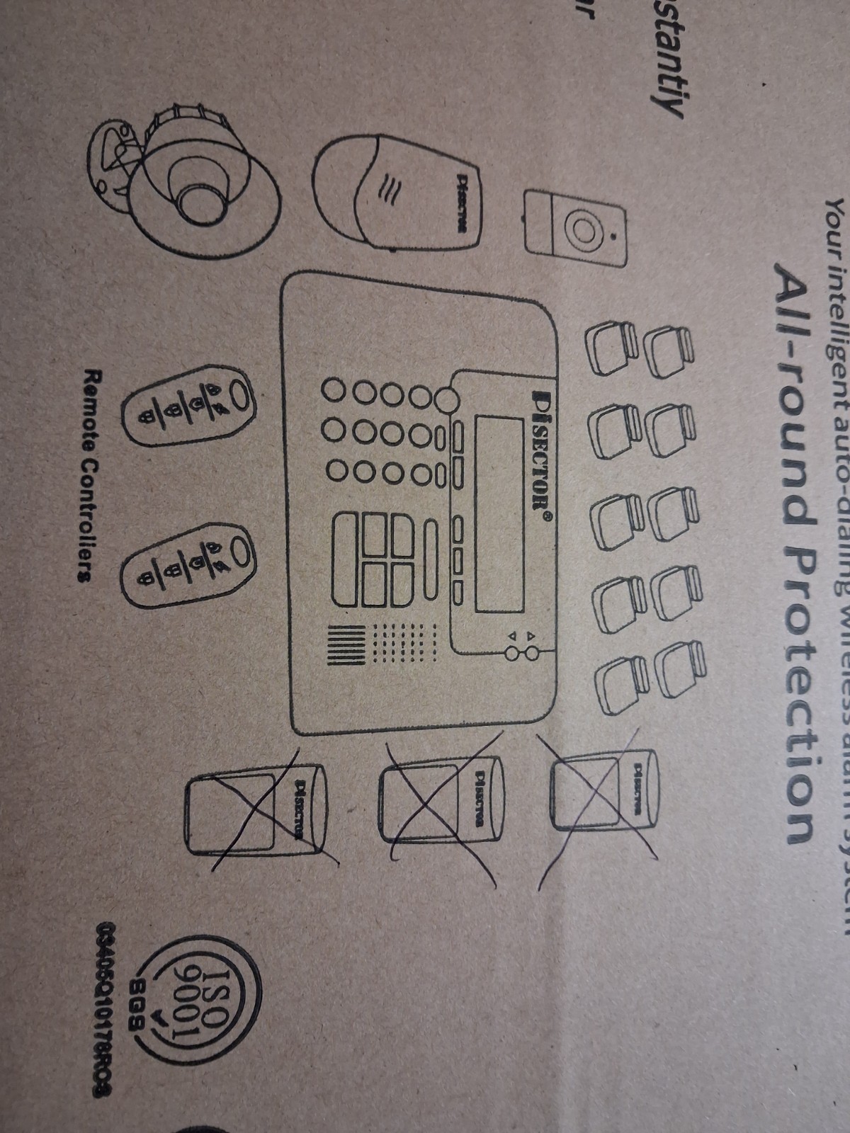 Pisector Wireless Security Alarm System – Open Box – Missing Sensors & Adapter