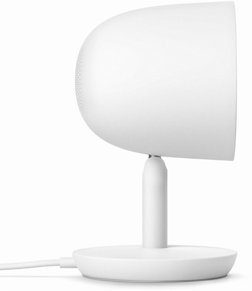 Nest Cam IQ – Indoor Security Smart 1080P HD Camera – White (Cable Incl)