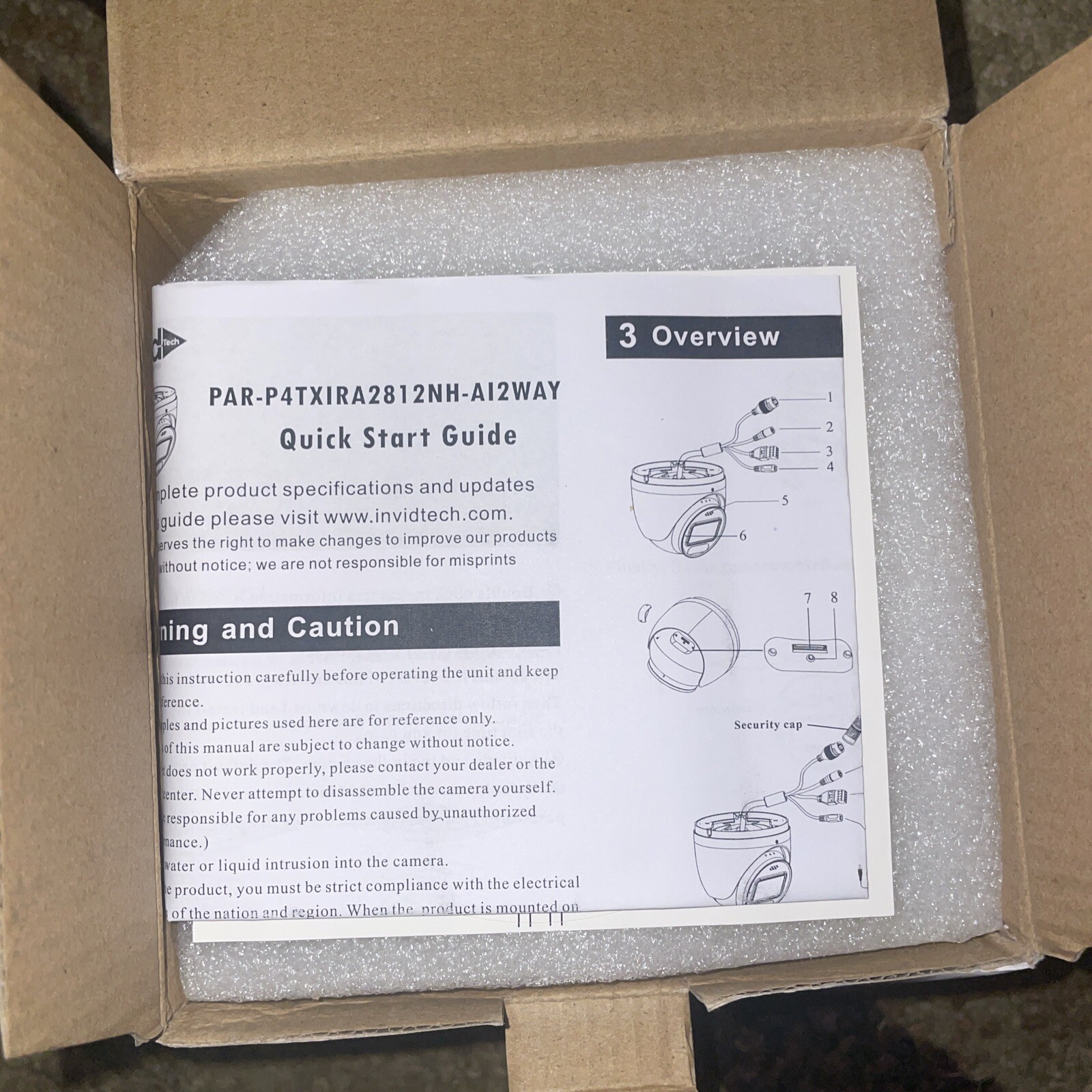 PAR-P4TXIRA2812NH-AI2Way : 4 Megapixel Motorized Auto-Focus Turret, 2.8-12mm