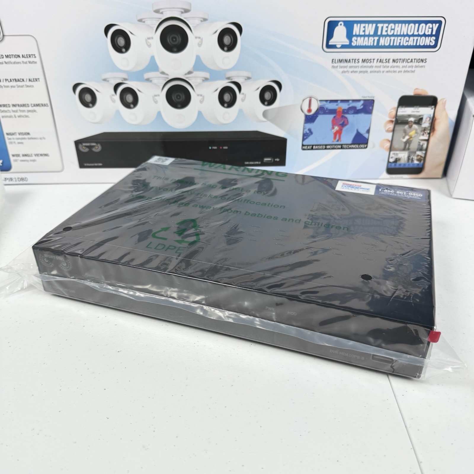 NEW! Night Owl C-881-PIR1080 8-channel/1TB 1080p HD video Security System w/DVR