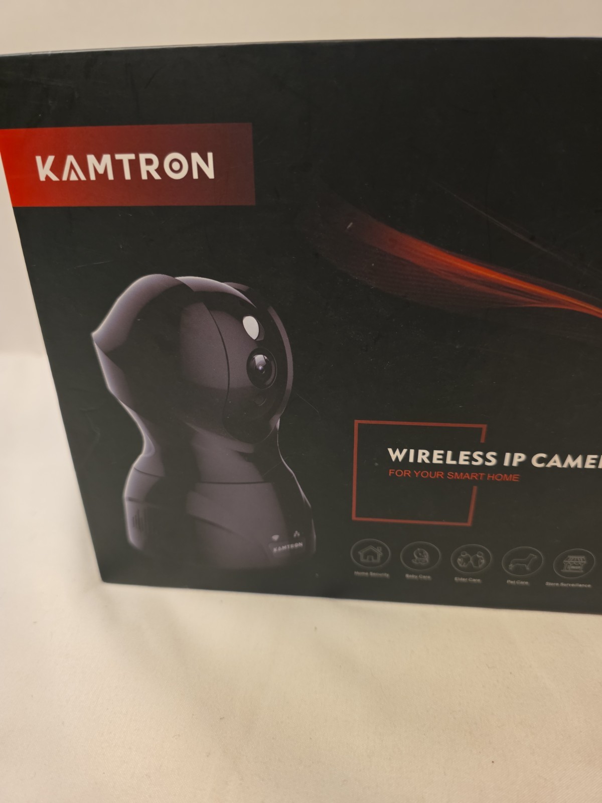 KAMTRON Wireless IP/Network Surveillance Camera 826 Wi-Fi Black Indoor 8W 5V