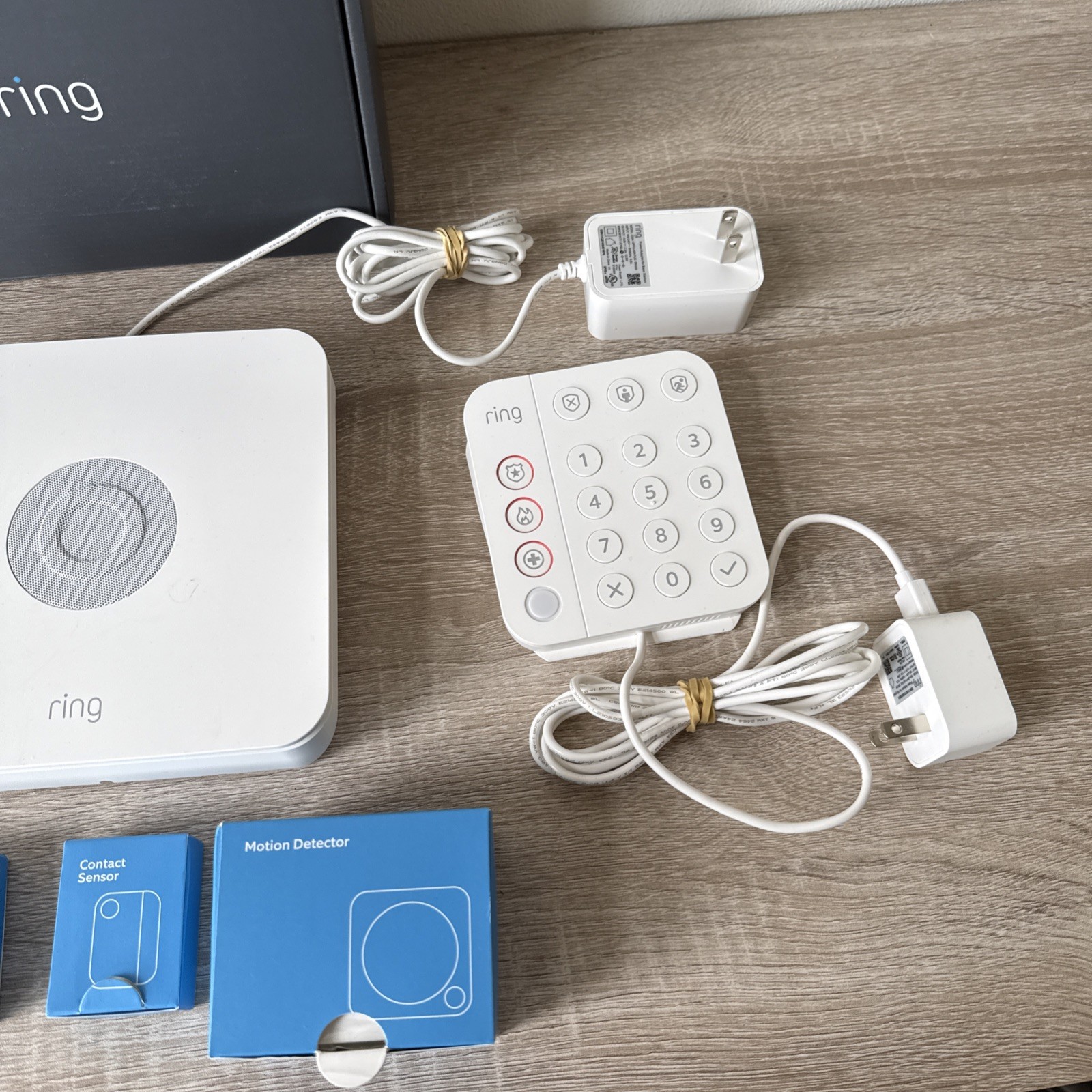 Ring Alarm Base Station US Ring Keypad 2 Contact Sensor Motion Detector