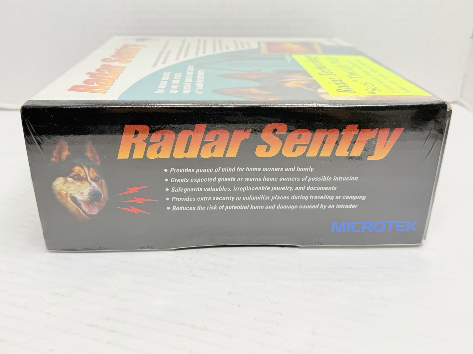 Microtek Radar Sentry Motion Security Alarm Barking Dog System NEW Sealed