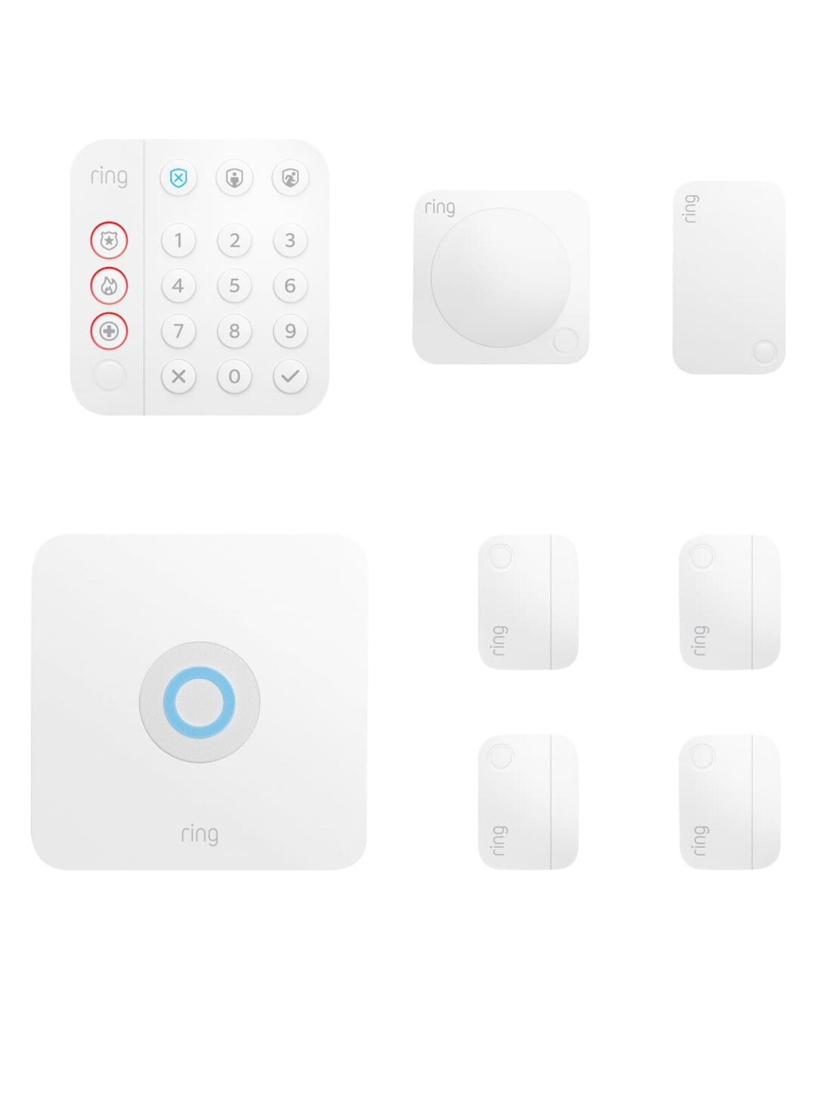 NEW Ring Alarm 8-Piece Security Kit 2nd Gen Home security System Works w/Alexa