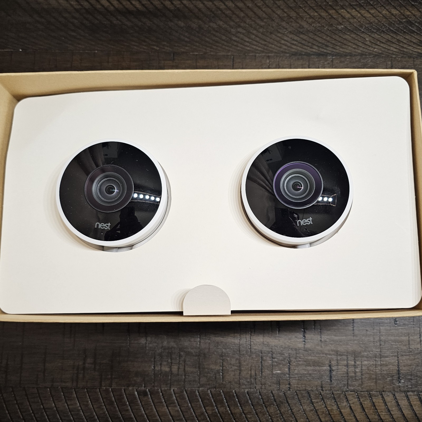 NEST Cam Outdoor Smart Security Camera (2-Pack) NC2400ES