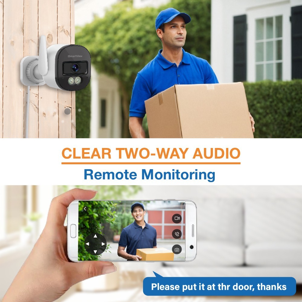 All-in-One 12″ 2K Wireless CCTV System w/ 8Ch 2TB NVR & 4 Wireless IP Cameras