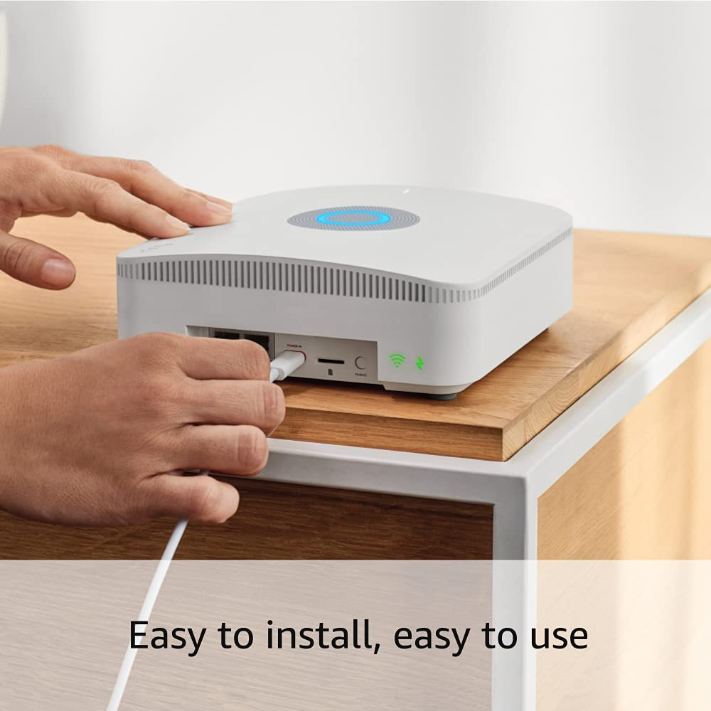 Alarm Pro Base Station (Newest Model), with Built-In Eero Wi-Fi 6 Router