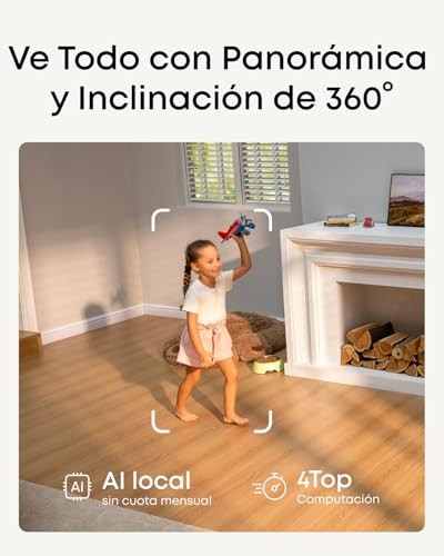 eufy Security Indoor Cam S350 with HomeBase 3, Dual Cameras, 4K UHD…