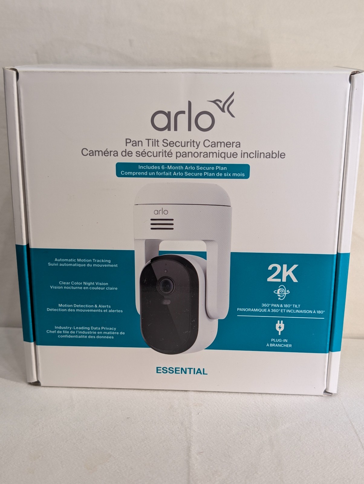 Pick Your Arlo Essential 2K Security Camera Indoor Outdoor Pan Tilt New