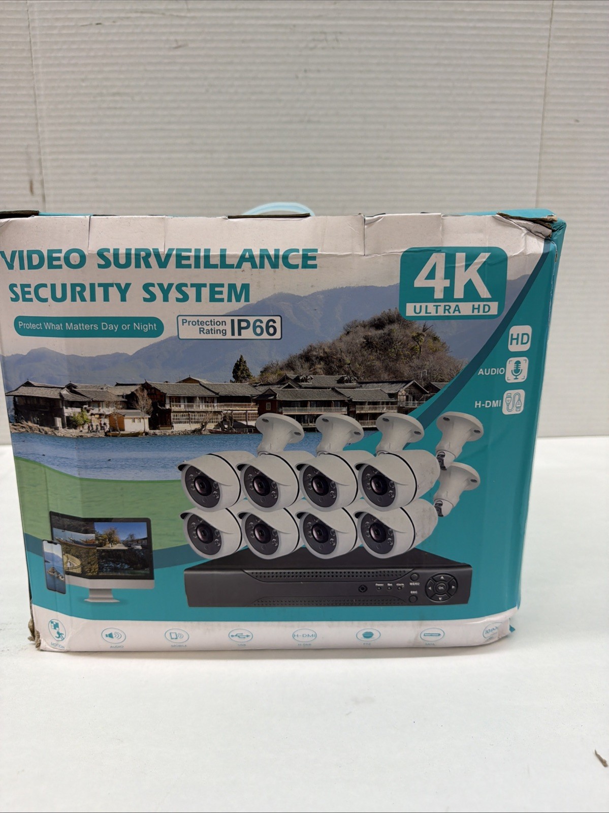 5MP Security Camera 8CH H.265 DVR Kit Outdoor Night Vision Audio Video CCTV
