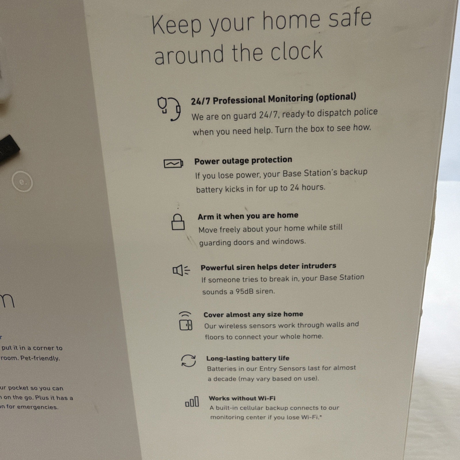 Simplisafe 5 Piece Wireless Home Security System Optional 24/7 Pro. Monitoring