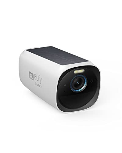 eufyCam3 4K Add-on Camera,Forever Power with Solar Panel,Face Add-On Camera