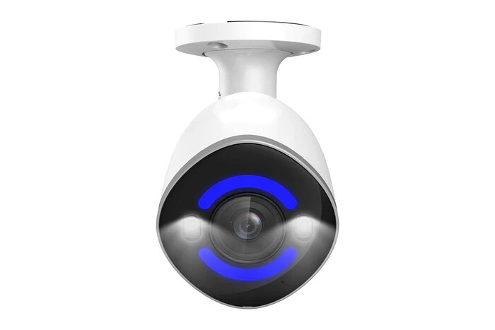 Lorex 4K Deterrence Bullet AI PoE IP Wired Lighting Cameras 4-Piece E895AB