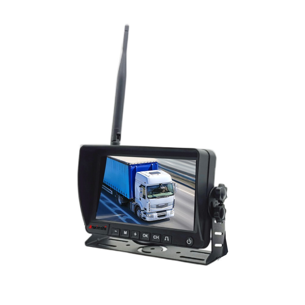 7″ Wireless Monitor DVR Solar Backup Camera Rechargeable Magnetic portable Cam