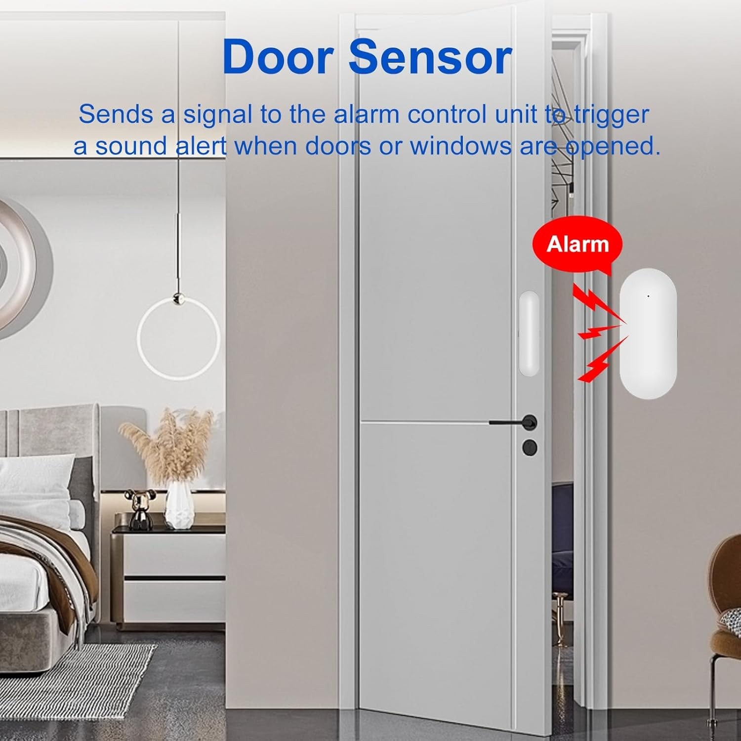 WiFi Wireless Alarm System – 24/7 Home Security, 4.3″ Touch Screen & App Alerts