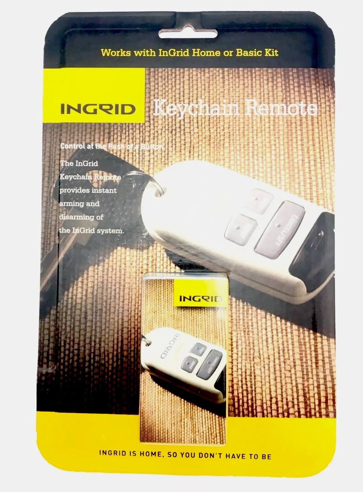 InGrid RKR801IG Home Security Keychain Remote New Sealed it/530