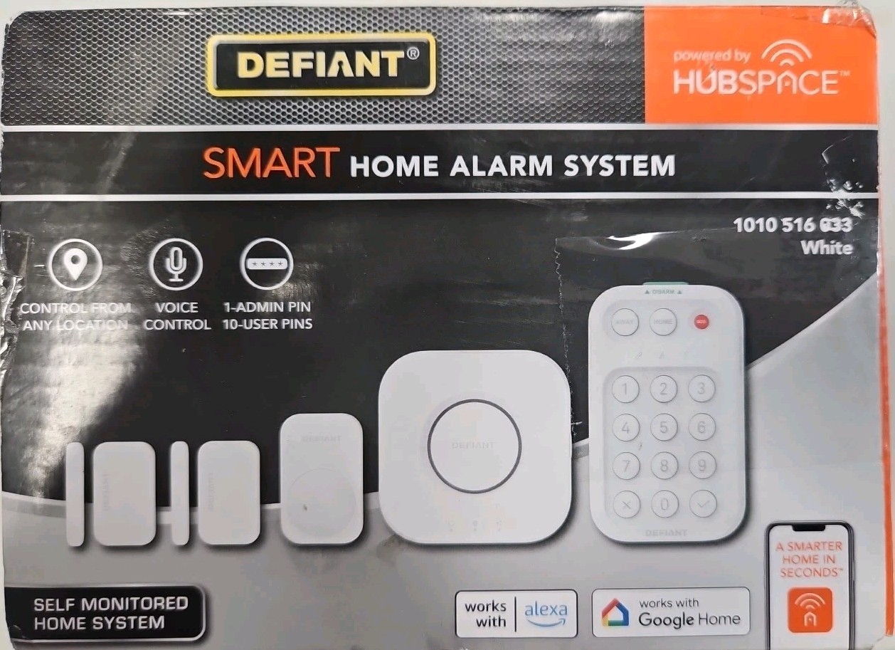 Defiant Smart Home Alarm System Powered by Hubspace – 1010 516 033 – Brand New