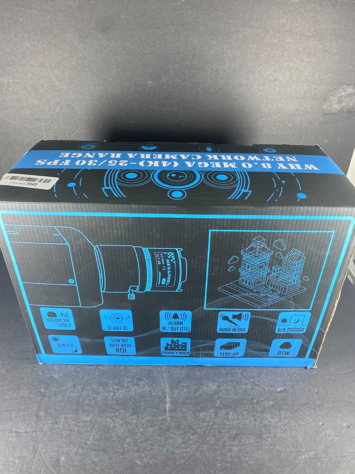 4K 8MP PoE Outdoor Security Camera System 130° Ultra Wide 2-Way Audio DVR System