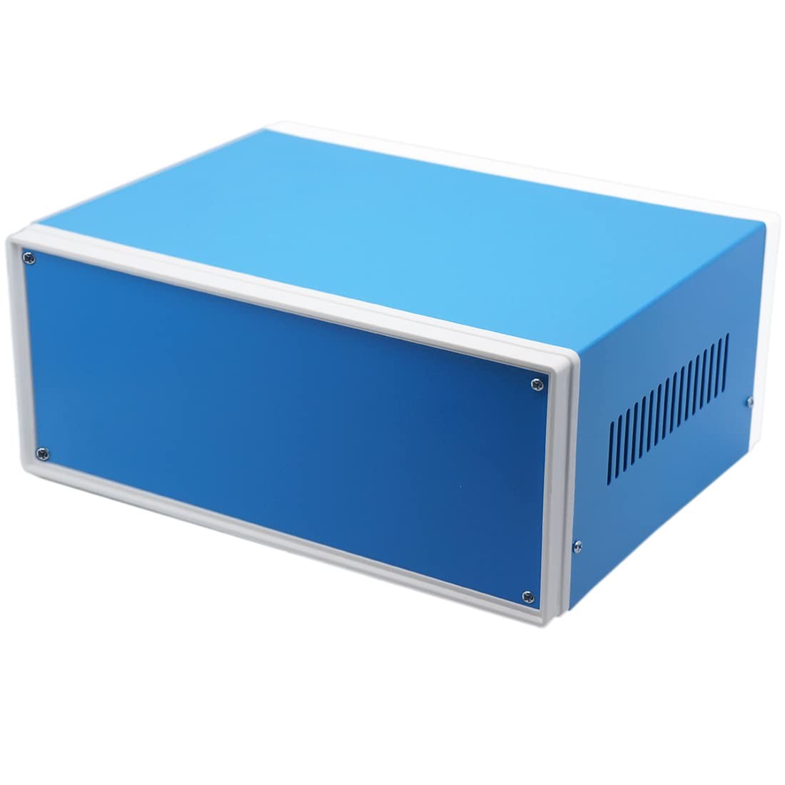 Zulkit Electronic Enclosures Blue Metal Enclosure 12.6″ x 10.6″ x 4.7″,