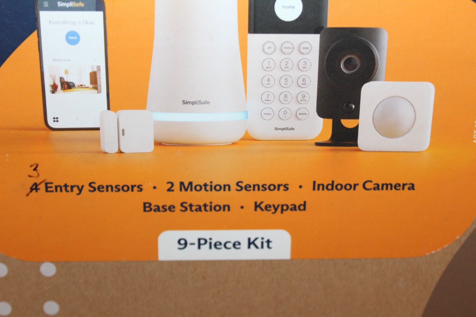 SimpliSafe Home Security System with Indoor & Outdoor Cameras – 8 Piece Kit