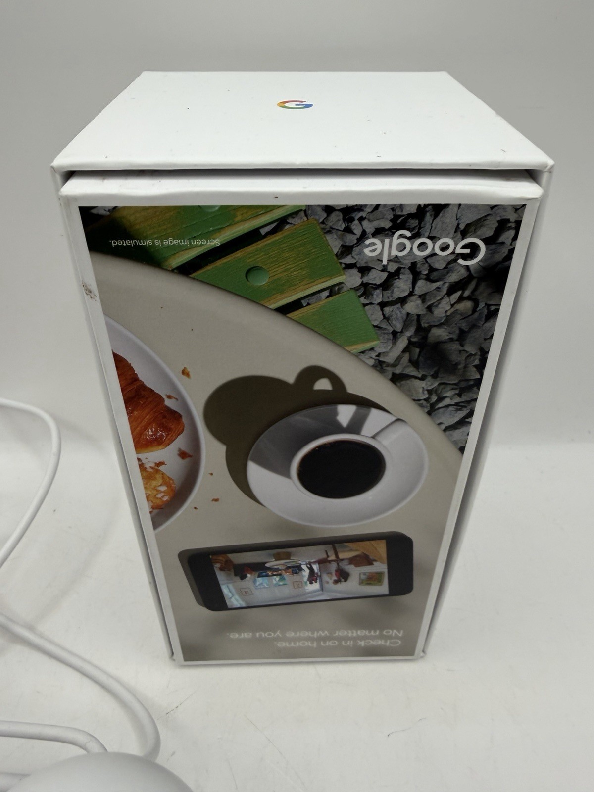 Google Nest Security Cam Indoor 1080p Wired 2nd Gen. GJQ9T White Snow In Box
