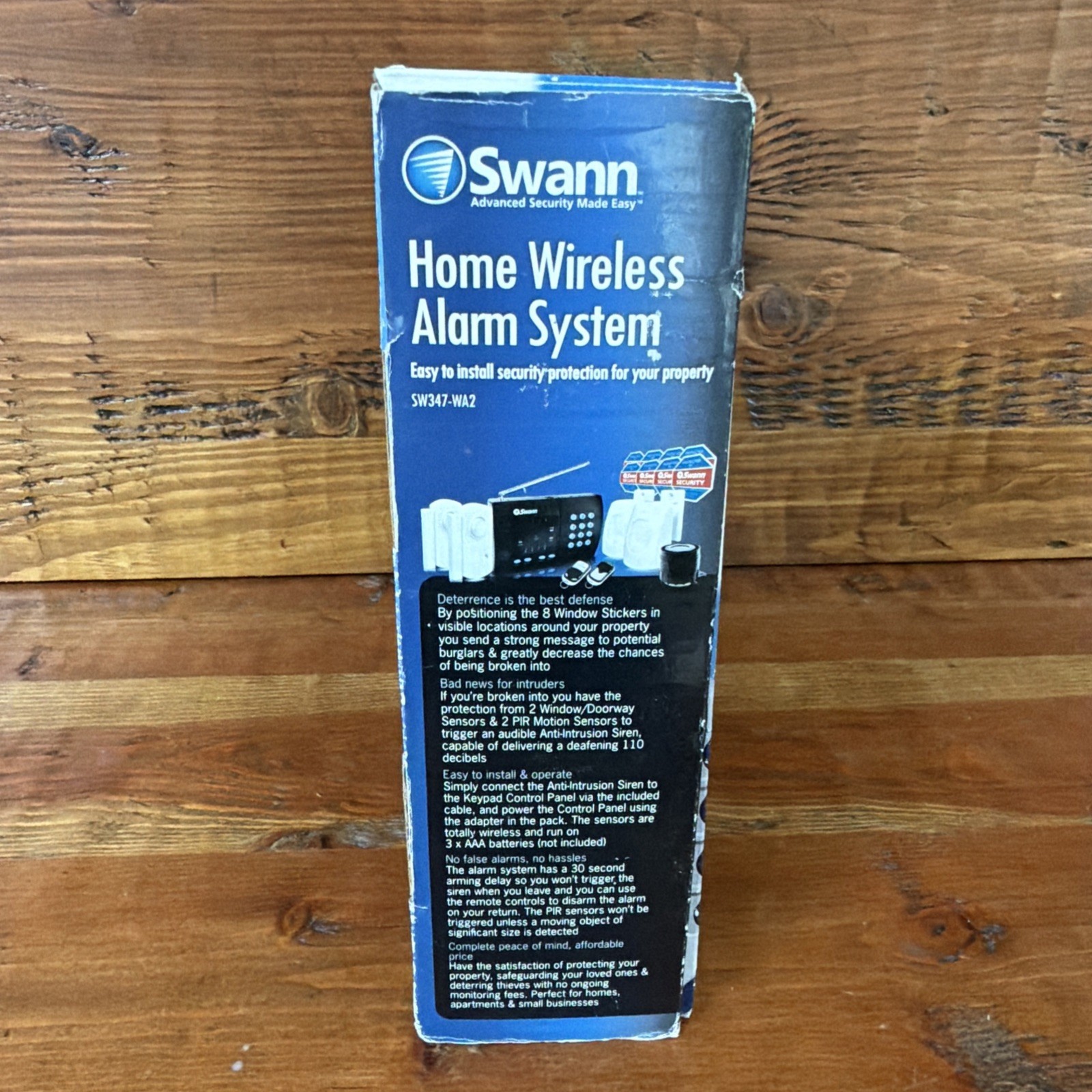 Swann Home Wireless Alarm System SW347 – WA2-RS New Open Box