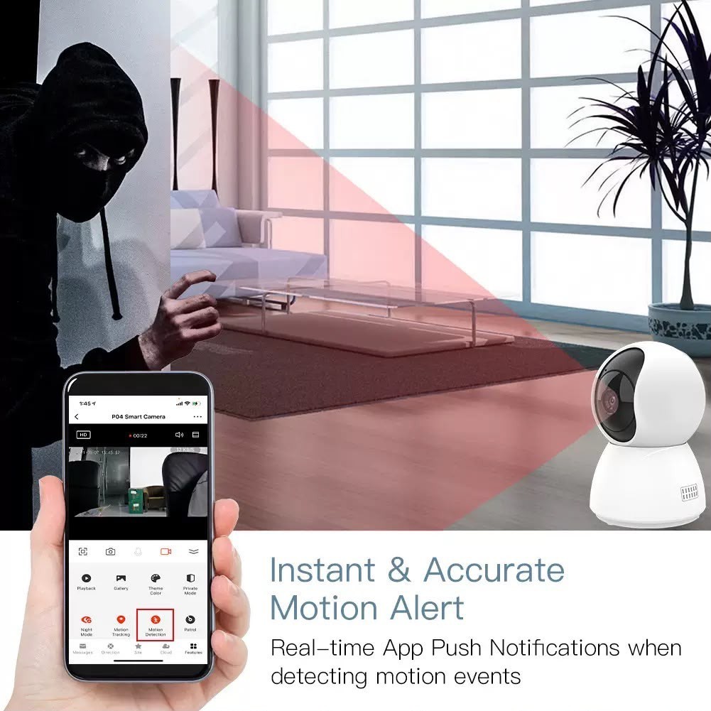 2.4G Wifi / 4G GSM Smart Home Wireless Siren Smart Security Alarm System Camera