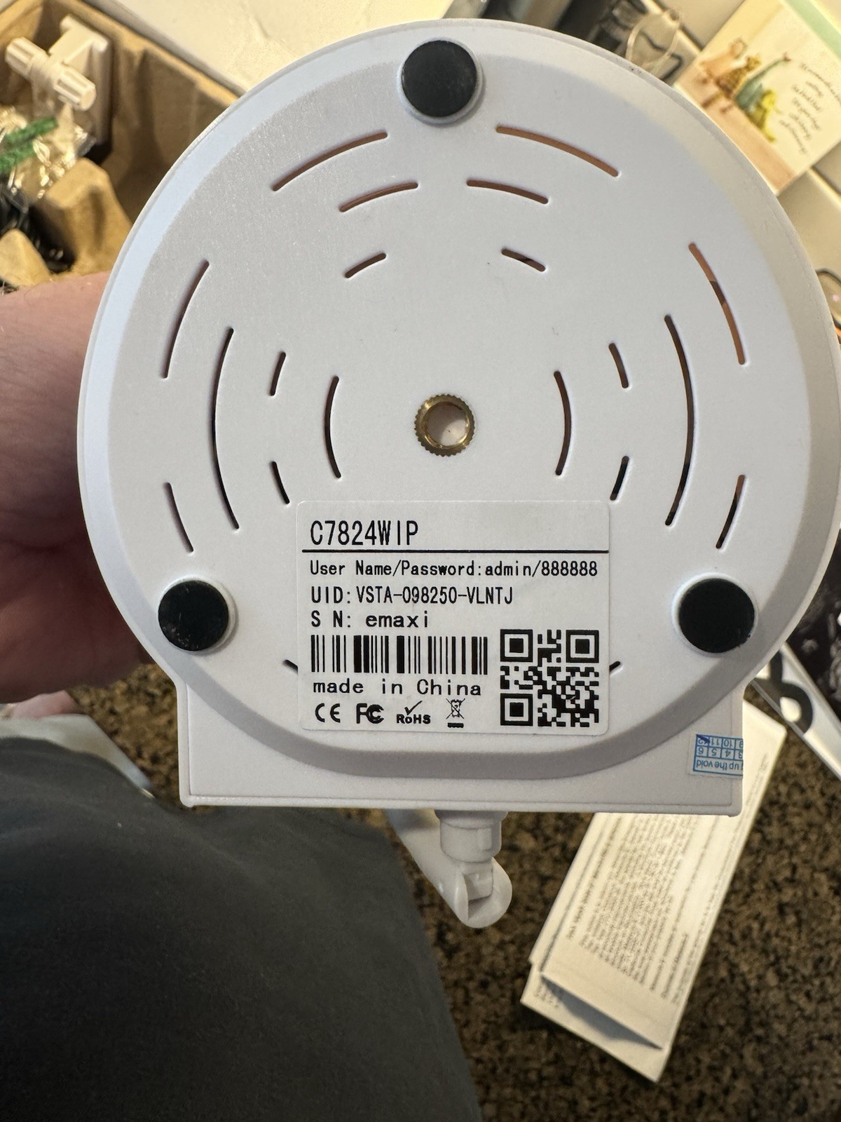 IP Camera C7824WIP WiFii Or eNet Wired Security Baby Camera iOS Android