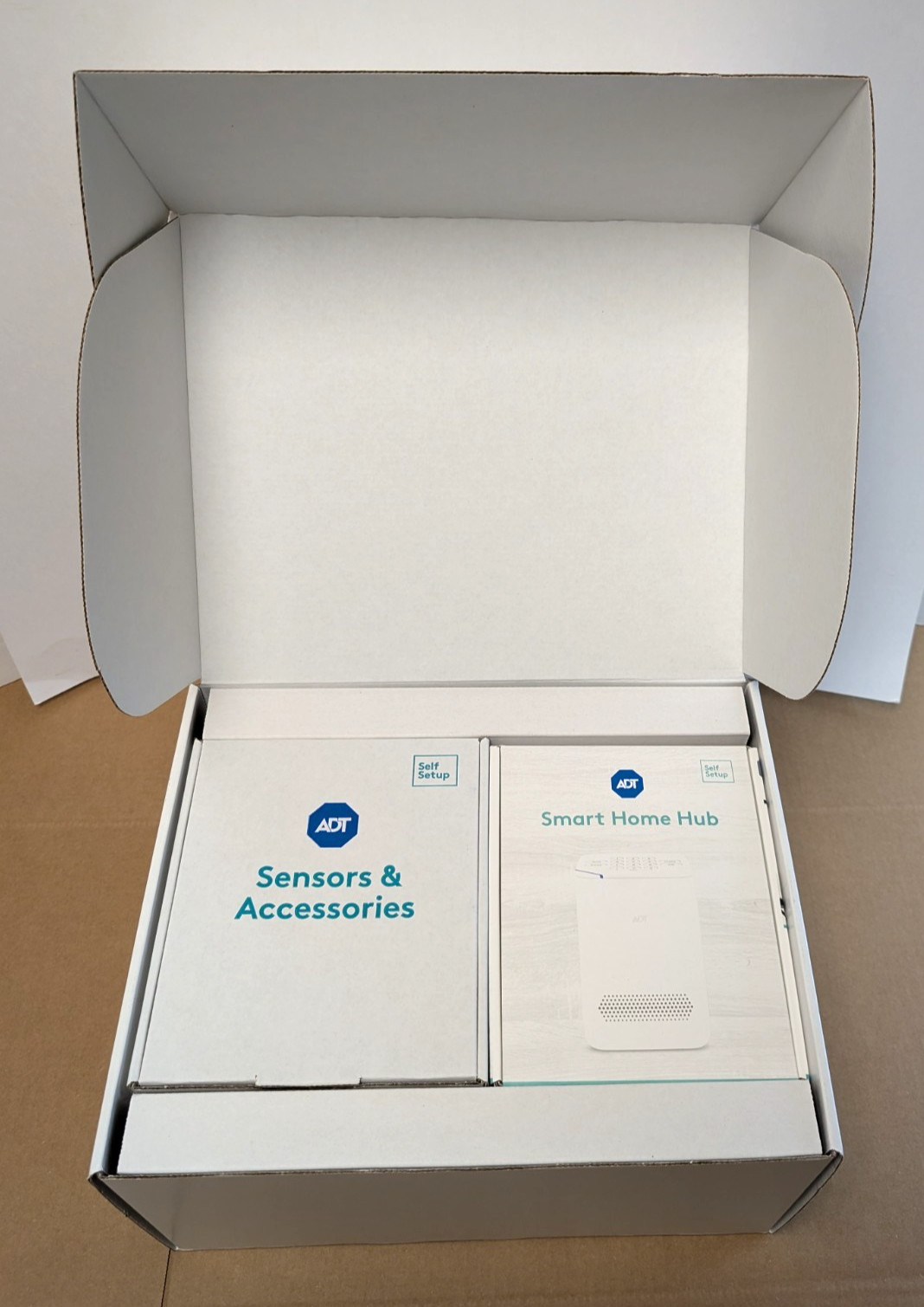 ADT Self Setup Security System – Smart Home Hub & (2) Door Sensors-NEW OPEN BOX!