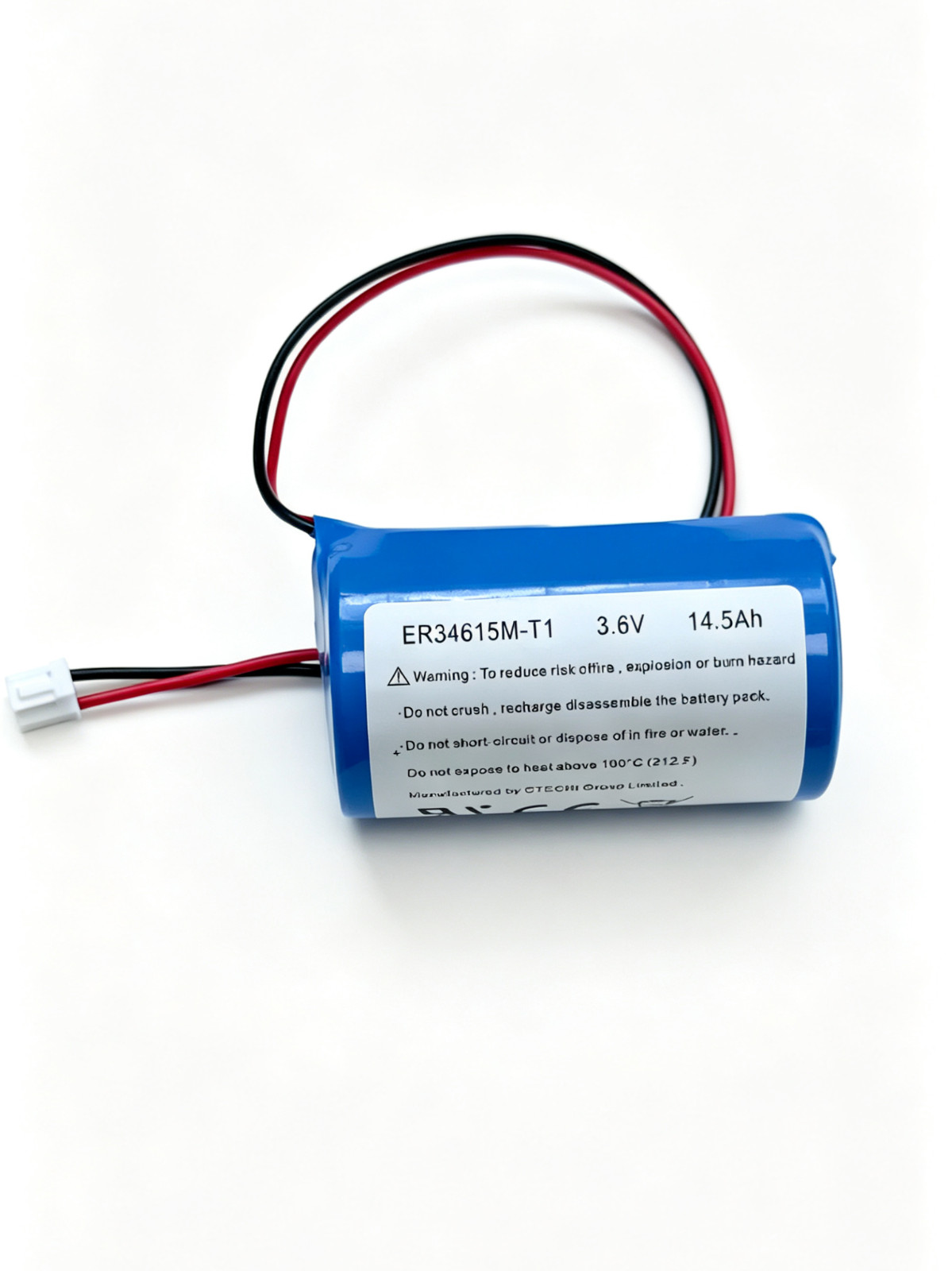 D-Size Battery for DSC WT4911 WT8911 ALEXOR Wireless Outdoor Siren, ER34615M-T1
