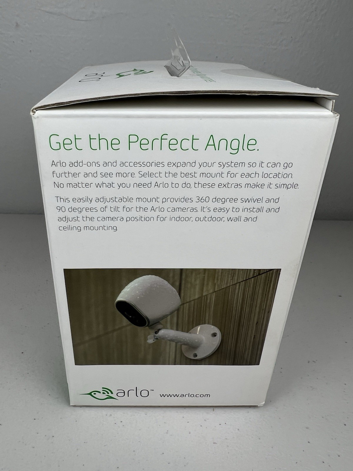 2 Arlo VMA1000 Adjustable Indoor Outdoor Mounts Compatible with Arlo Cameras