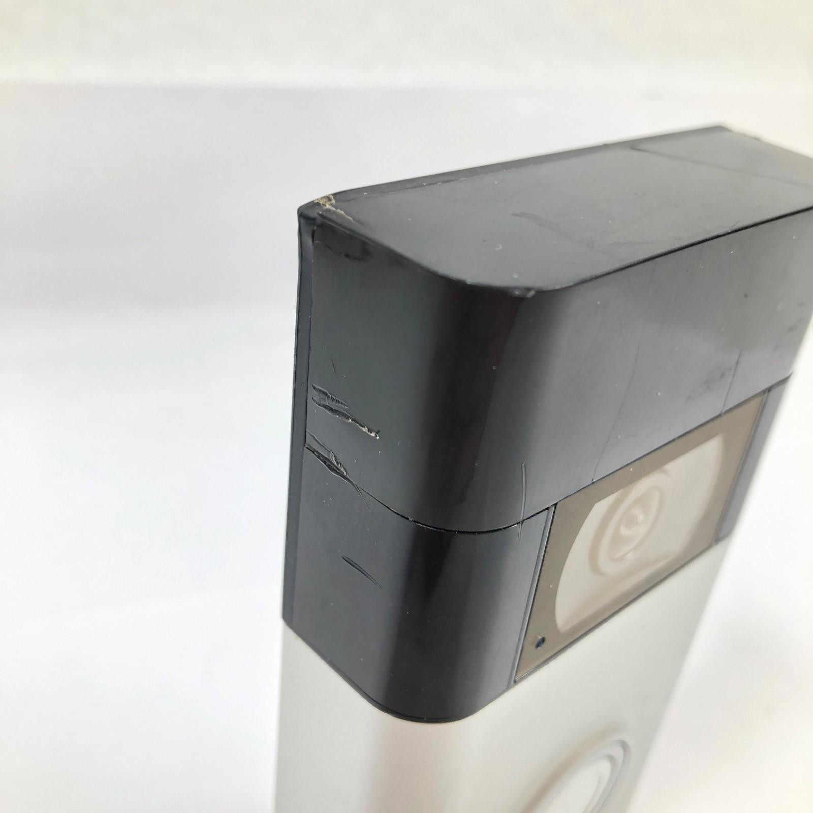 Ring 2nd Gen 5UM5E5 Silver & Black Night Vision 2-Way Talk 1080p Video Door Bell