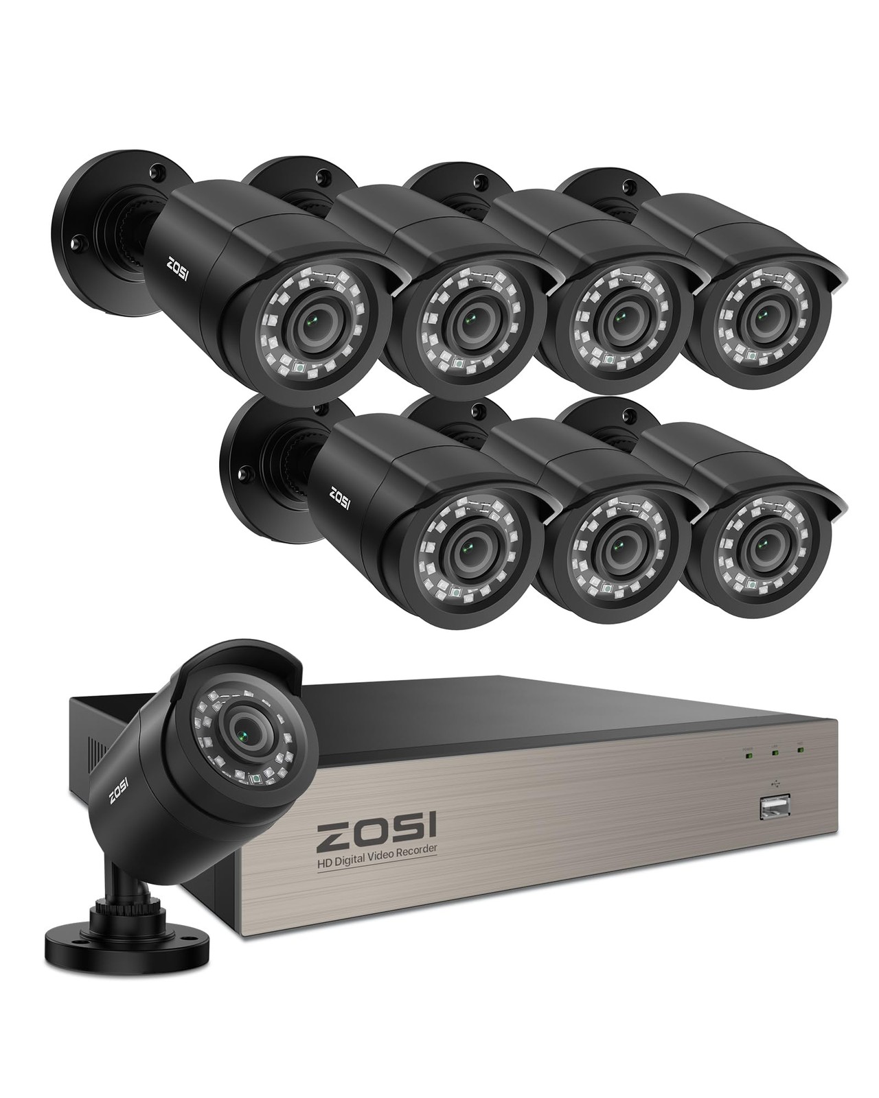 3K Lite 8CH Home Security Camera System Outdoor Indoor,AI Human/Vehicle Detec…