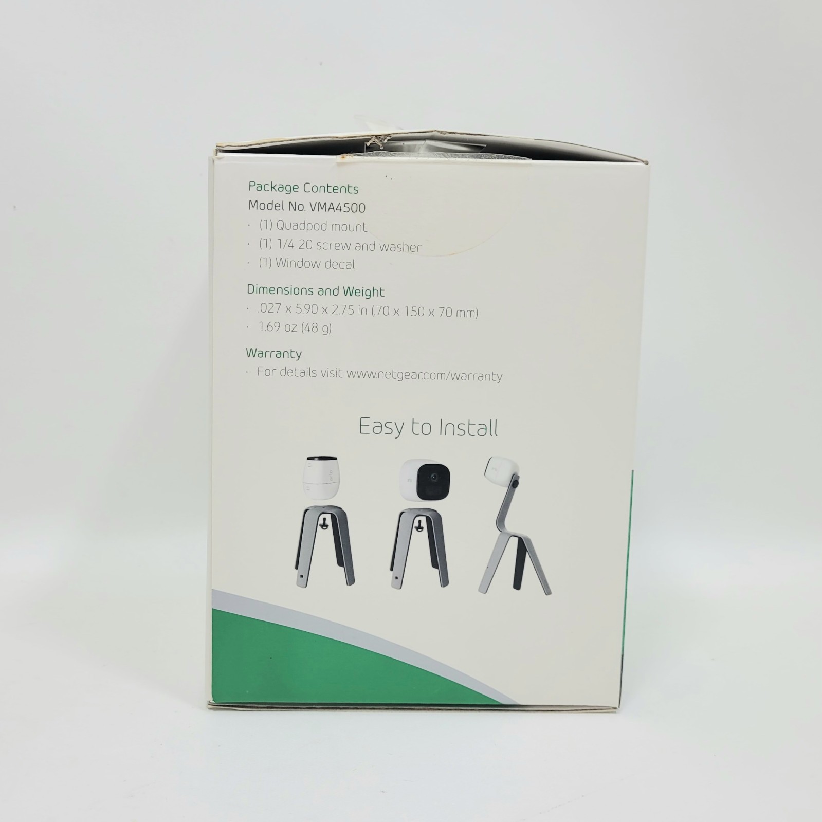 Netgear Arlo VMC3030 Add-On Camera with QuadPod New Batteries