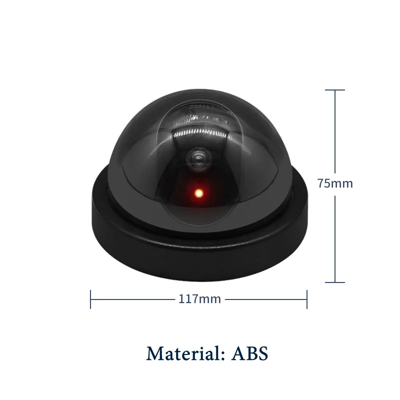 Fake Dome CCTV Dome Camera Fake Flashing LED Outdoor Indoor Battery