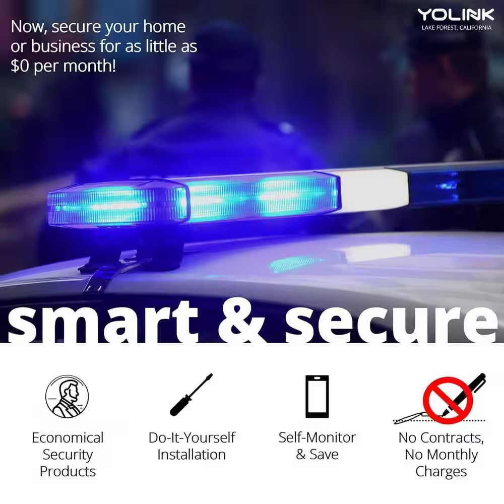 X3 Version Lora Outdoor Alarm Controller, up to 1/4 Mile Range, 110Db Siren, Bat