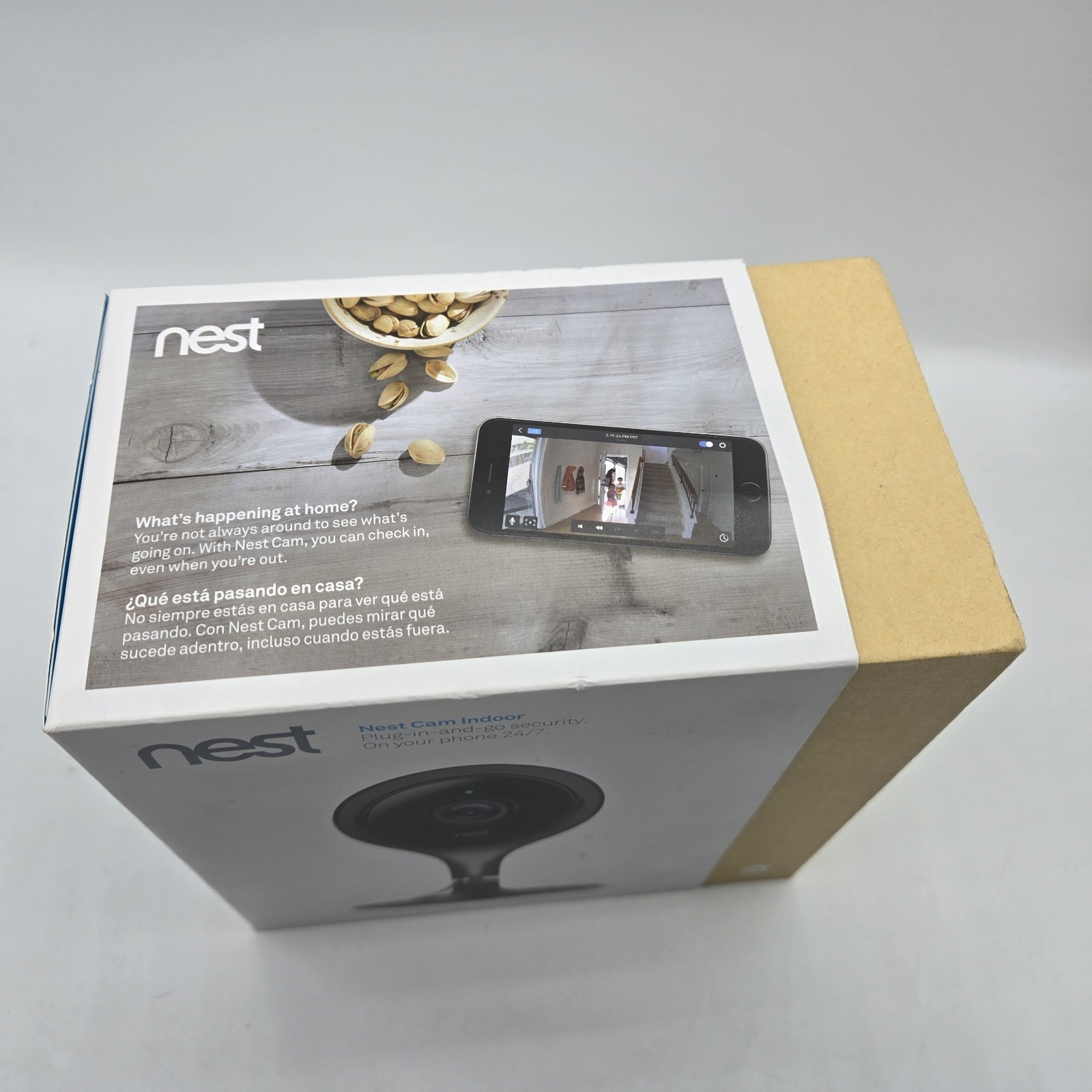 New Open Box Google Nest A0005 NC1102ES Cam Indoor Security Camera 1st Gen – NIB